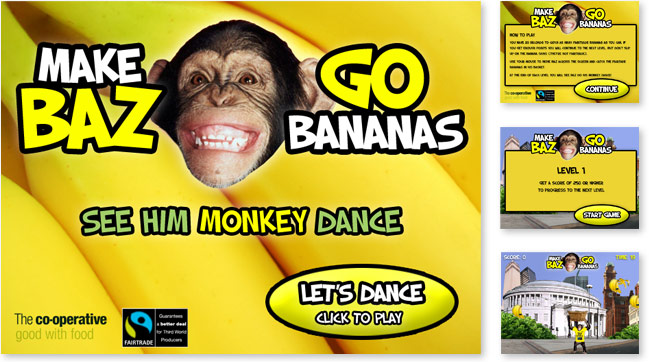 Baz co-op marketing campaign for bananas