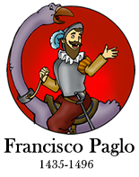 Francisco Paglo, fictional Italian explorer, from Paglo.com