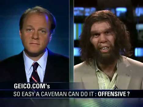 GeICO caveman commercial still
