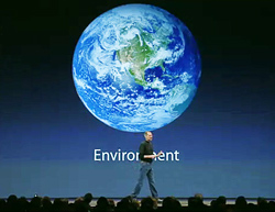 Jobs touts the environment in his Macworld Expo keynote