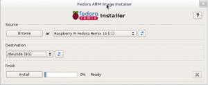 Fedora Linux is now ready to be installed on the Raspberry Pi.