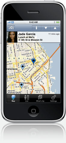 Loopt: iPhone app keeps track of friends