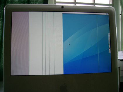 Vertical line issue also plagues some iMacs