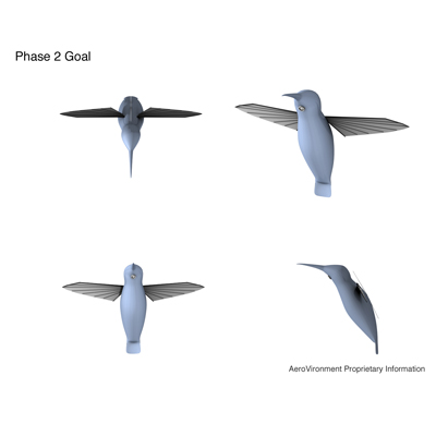 Nano Air Vehicle Concept  (Credit: Aeronvironment)