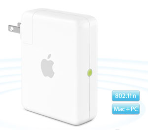 Apple bumps Airport Express to 802.11n
