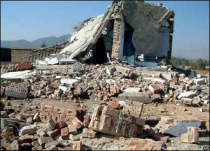 Earthquake damage in Pakistan (Credit: haseebjamal_stn via Flickr)