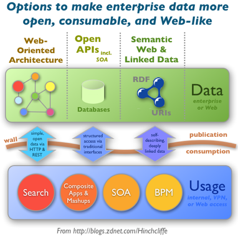 Options to make enterprise data more open, consumable, and Web 2.0 friendly