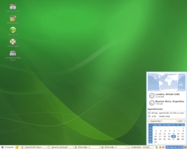openSUSE 10.3 features GNOME 2.20