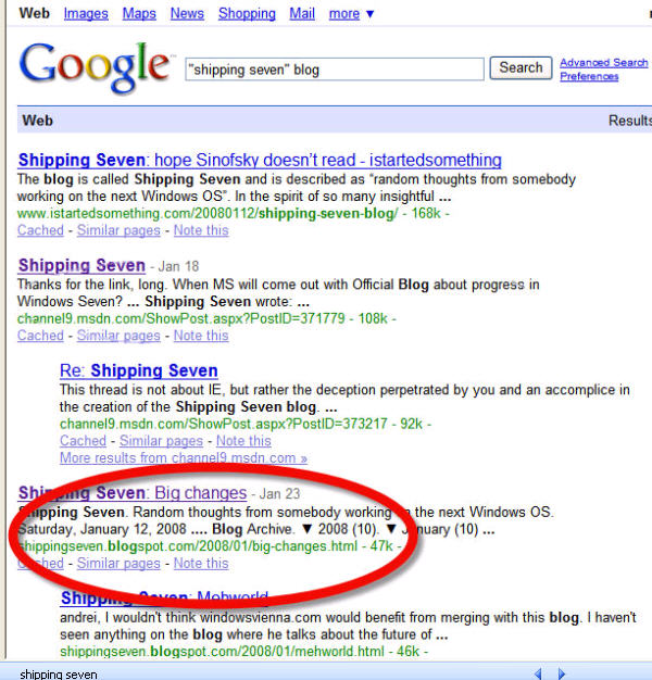 Is Microsoft tinkering with Live Search results?