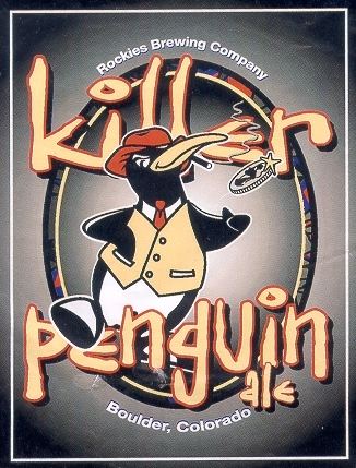 Killer Penguin beer label