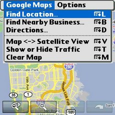 Google Maps for the Treo