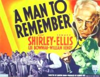 lobby poster from Â“A Man to Remember,Â”  1938 RKO feature