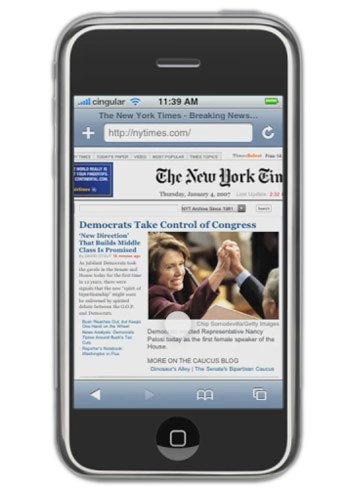 iPhone New York Times