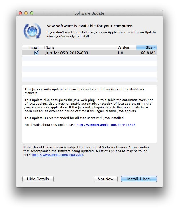 Java for OS X 2012-003 Released - Jason O'Grady