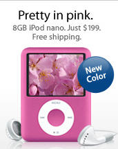 Pink iPod - Guess ValentineÂ’s Day is closer that IÂ’d thought