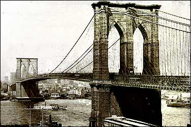 Brooklyn Bridge in 1904 from PBS