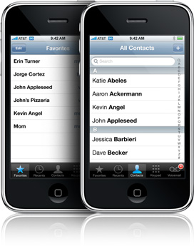 iPhone 2.0 performance issues: Contacts