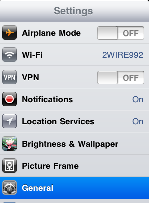 iOS5.x VPN Settings