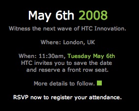 HTC is kicking off a North American campaign and holding an event on May 6th
