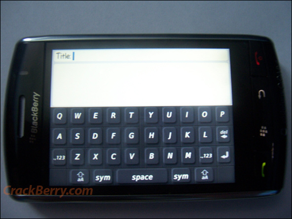 Blackberry copies iPhoneÂ’s virtual keyboard