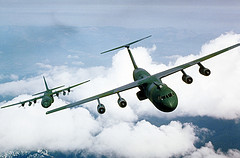 Lockheed Martin now offers planes and clouds: C-141 Starlifter in action