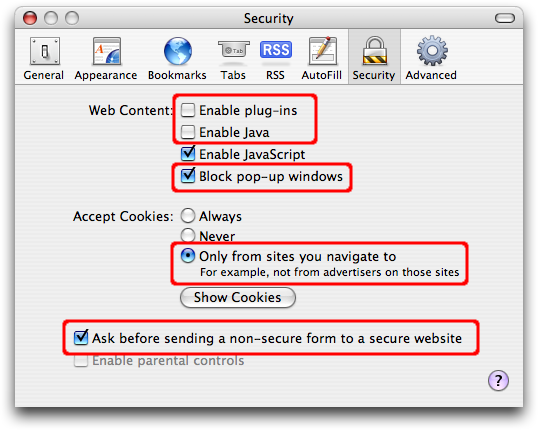 How to run Apple's Web browser securely