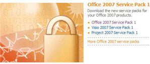 Office 2007 SP1 installed, world continues as normal