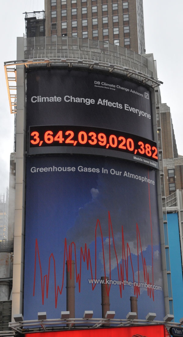 Deutsche Bank counts carbon rather publicly