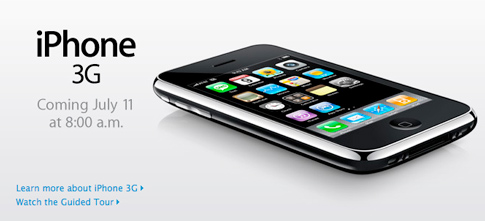 Apple and AT&T selling iPhone 3G beginning at 8 a.m.
