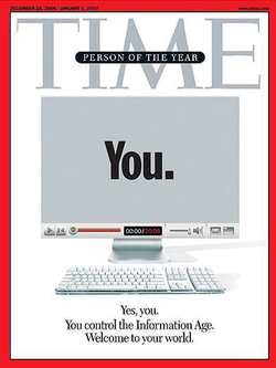 Time 2006 You Person of the Year cover