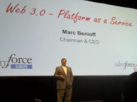Marc Benioff heralds Web 3.0 at DreamForce Europe