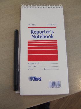 a reporterÂ’s notebook
