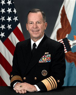 Mike Mullen, chair, Joint Chiefs of Staff, U.S. Military