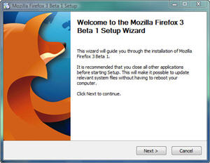 Firefox 3.0 Beta 1