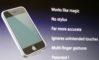 iPhone features slide from Macworld