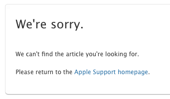 Apple removes anti-virus recommendation