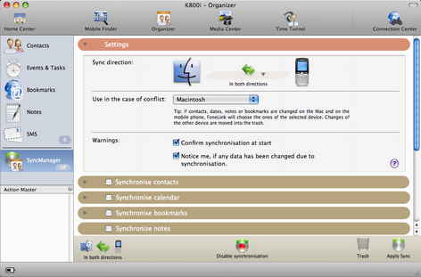 FoneLink cell phone manager hits Version 2.0