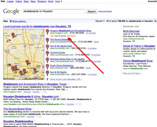 Google has paid results in 'organic' search results