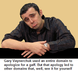 Gary Vaynerchuck is sorry.  Sort of.