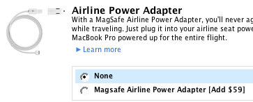 MagSafe Airline Power Adapter