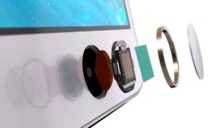 Touch ID sensor on the iPhone 5s