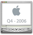 Apple Q4 2006 Earnings