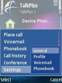 First Look and Gallery: TalkPlus Mobile S60 client