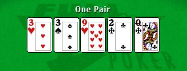 Pair of 3s from Full Tilt Poker