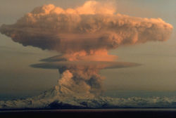 Mount Redoubt Eruption in Russia, from Wikimedia