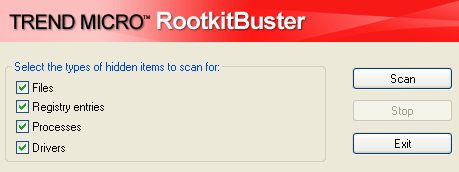 Trend Micro Rootkit Buster