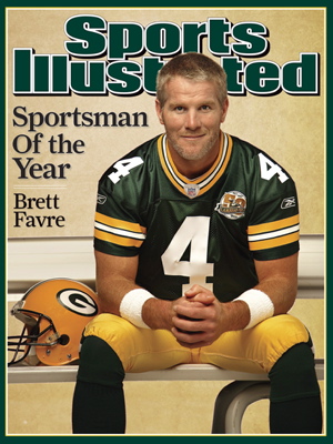 Brett Favre Sportsman of the Year cover