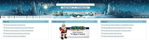 New holiday iGoogle theme on the way