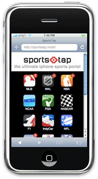 The sports junkieÂ’s iPhone Web app