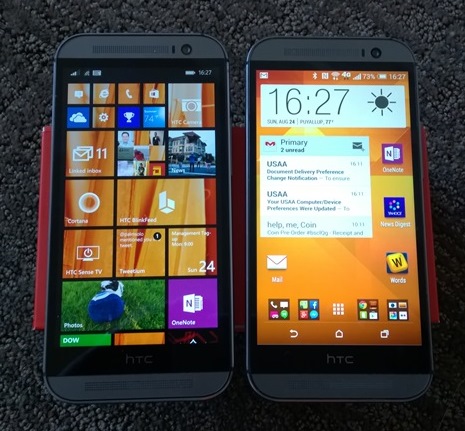 HTC One M8 Android vs M8 for Windows: Both devices are winners